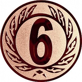 6. miesto emblém
