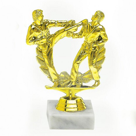 Karate (dvojhra) zlatá figúrka
