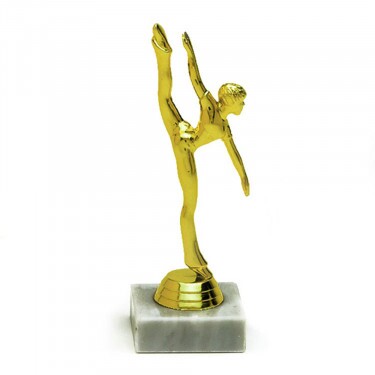 Gymnastika (ženy) zlatá figúrka