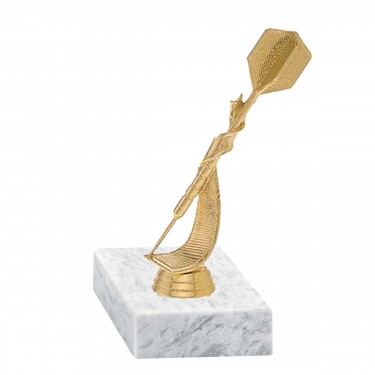 šípky zlatá figúrka so základňou