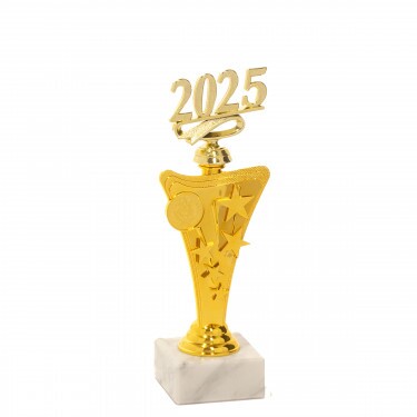 Figúrka 2025 na hviezdnom podstavci A