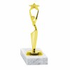 Star Award (stredne) zlatá figúrka so základňou