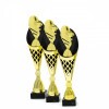 Auto téma na čierno-zlatej trofeji