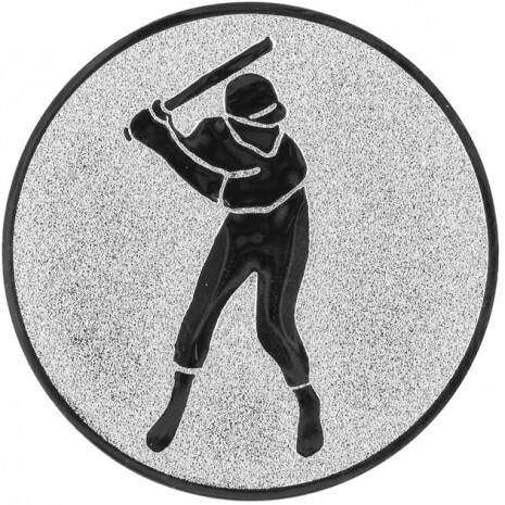 Baseball emblém strieborná 25 mm