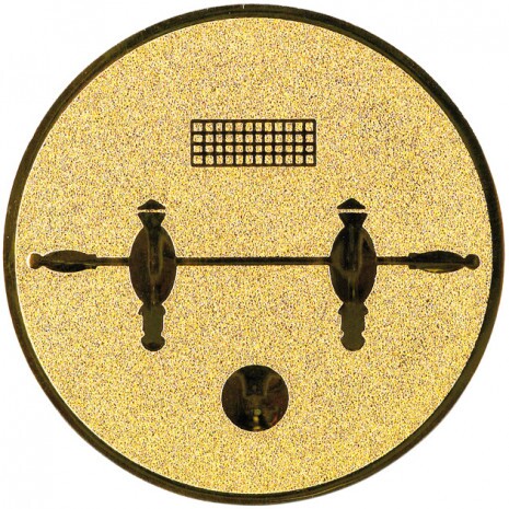 Futbal emblém zlatá 25 mm