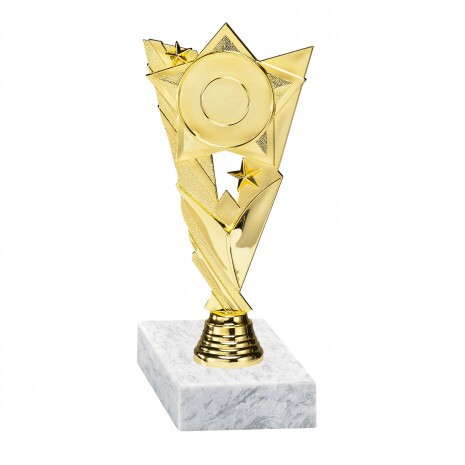 Všeobecný zlatá figúrka so základňou