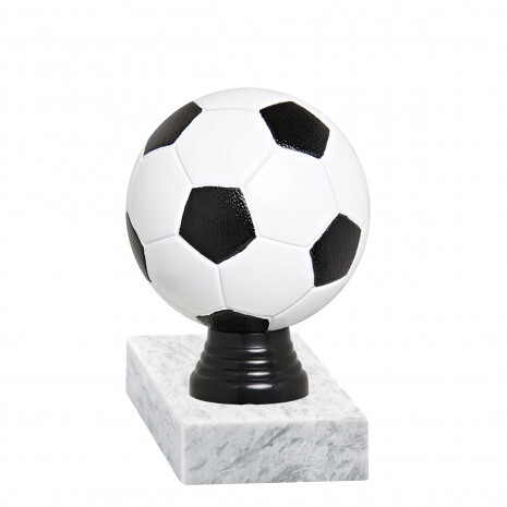 Futbalová lopta zlatá figúrka so základňou