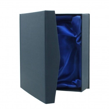 Modrá prezentačná škatuľa na sklenené a akrylové trofeje