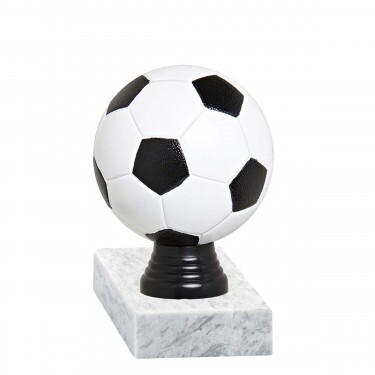 Futbalová lopta zlatá figúrka so základňou