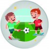 Kkids futbal chlapec emblém
