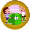 Kids futbal dievča emblém