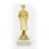 študent (muž) zlatá figúrka so základňou